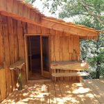 Cabane l'Inattendue, seule dans la nature