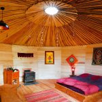 Intérieur Yourte atypique Cévennes