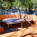 Terrasse cabane l'inattendue souleyourt