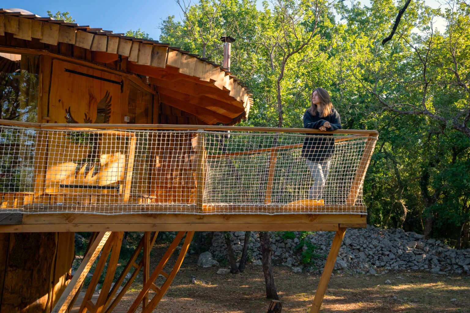 l'envol du phénix extérieur vue terrasse filet