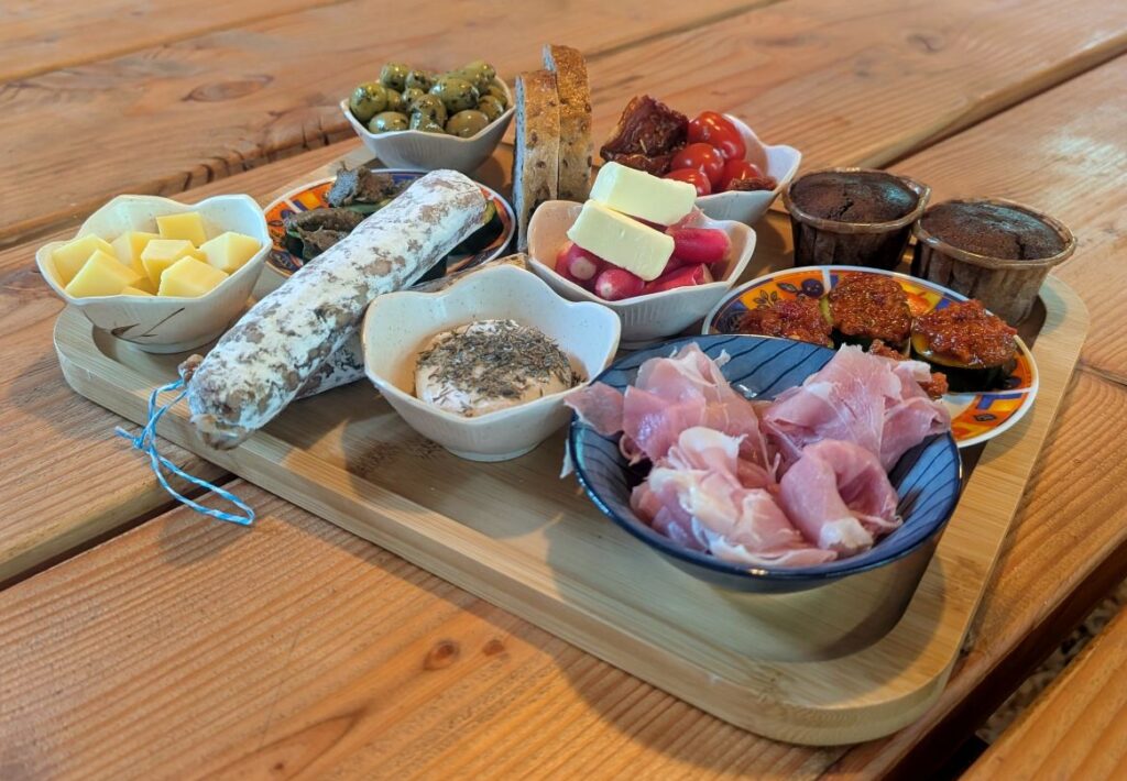 La planche repas degustation
