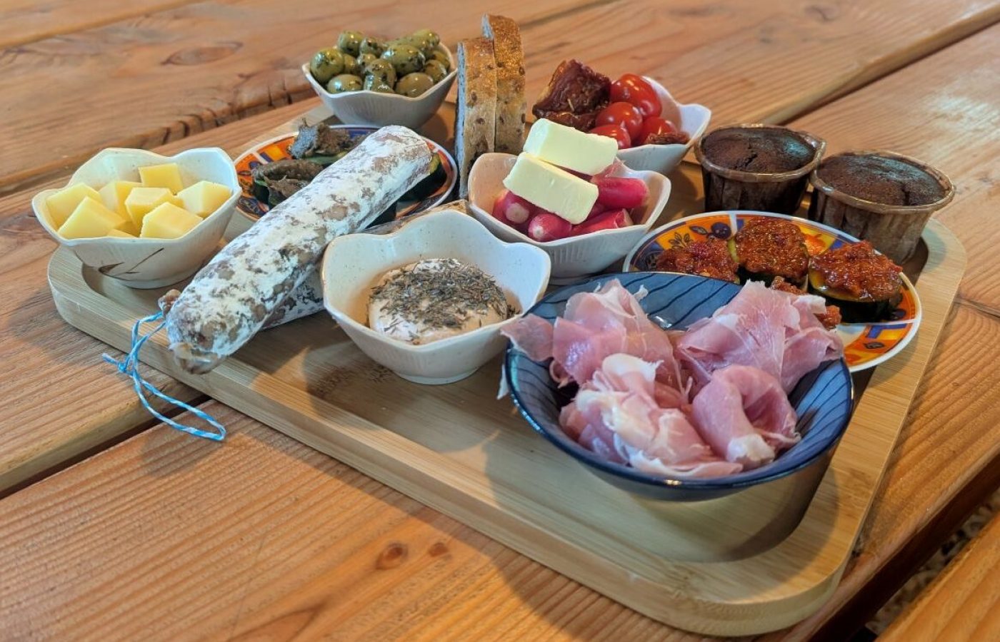 La planche repas degustation